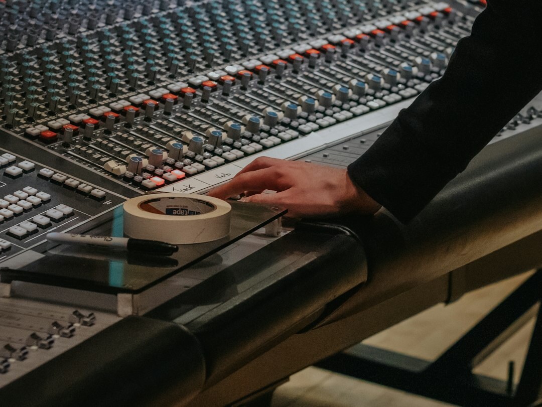 sound mixing studio