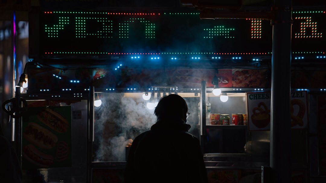futuristic digital cinema screen