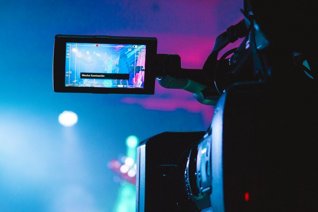 filmmaker cutting video clips