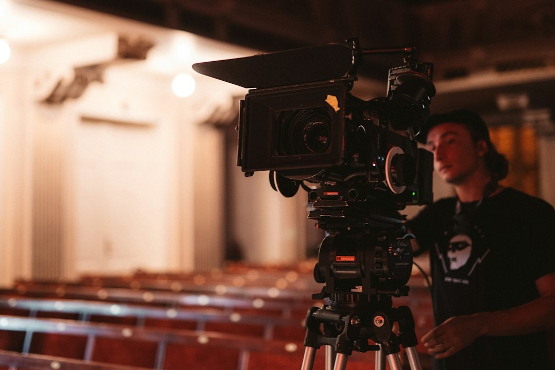 videographer holding camera